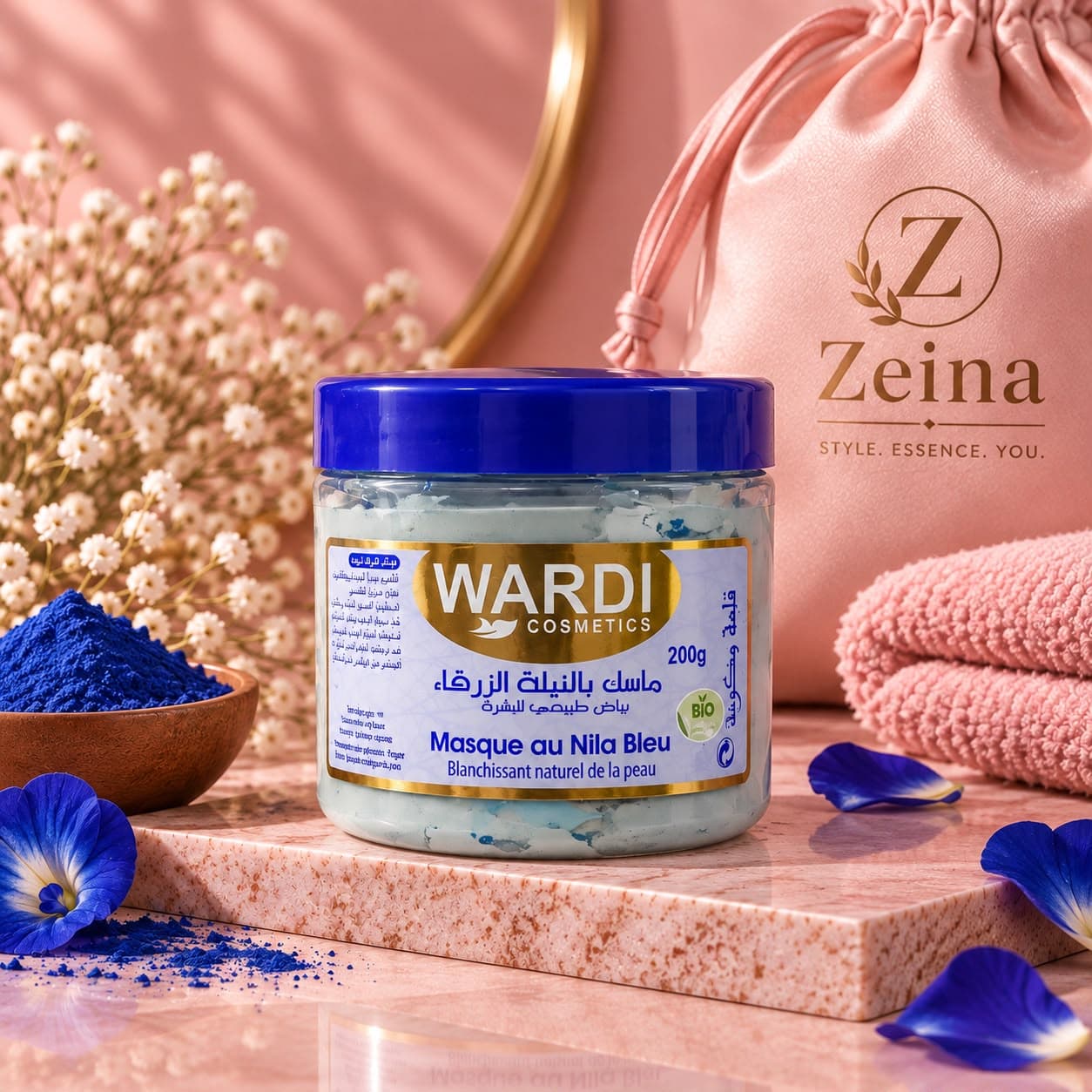Masque au Nila Bleu